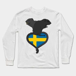 Gerbil Sweden (dark) Long Sleeve T-Shirt